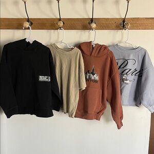 Zara Girls Sweatshirts and T-Shirt Set